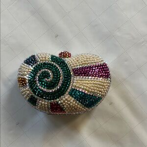 Multicolor Beaded Clutch